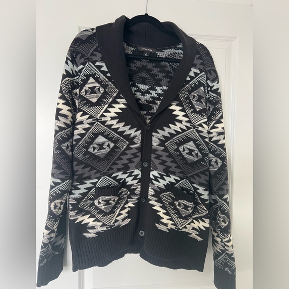 Adam Levine Collection Other - Southwestern Black Sweater Cardigan